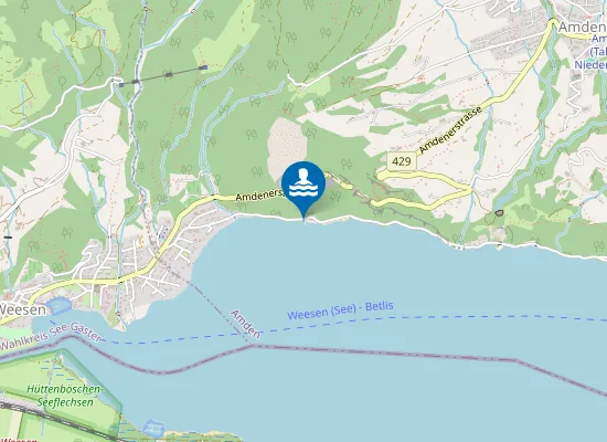 Map of Badestrand Lago Mio