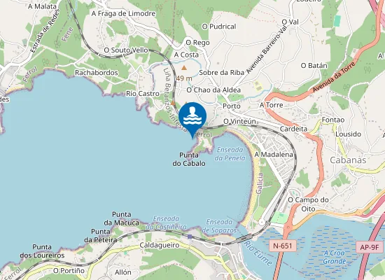 Map of PLAYA CHAMOSO PM1