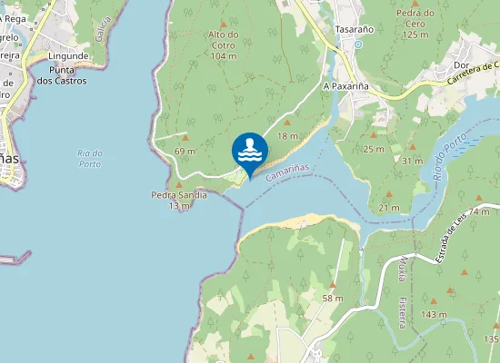 Map of PLAYA O ARI?O PM1