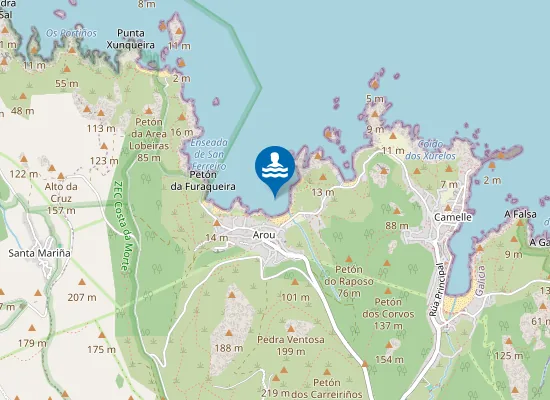 Map of PLAYA AROU PM1