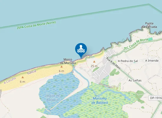 Map of PLAYA SA??AS PM1