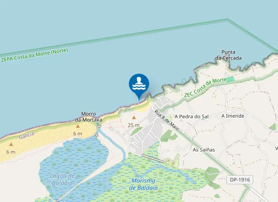 Map of PLAYA PEDRA DO SAL PM1