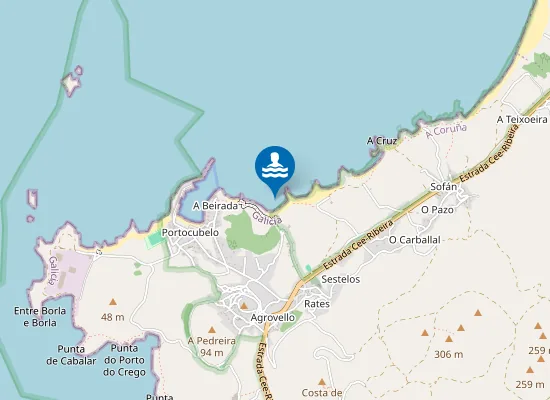 Map of PLAYA MAR DE LIRA PM1