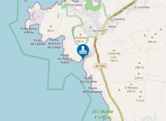 Map of PLAYA ARDELEIRO PM1