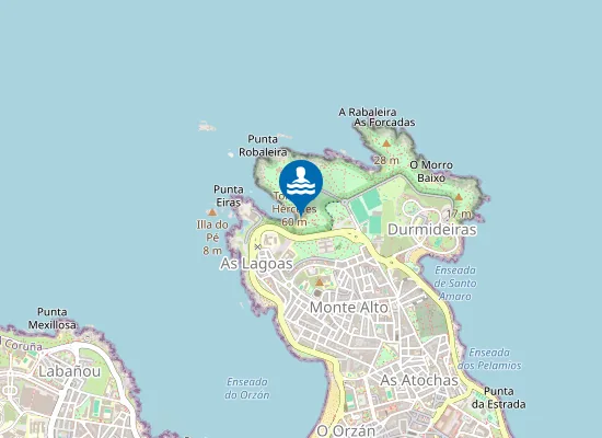 Map of PLAYA AS LAPAS PM1