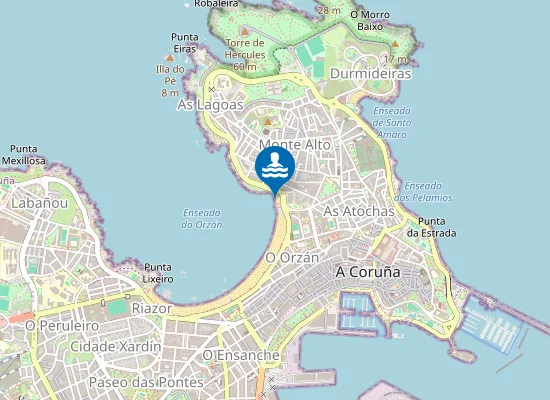 Map of PLAYA MATADERO PM1