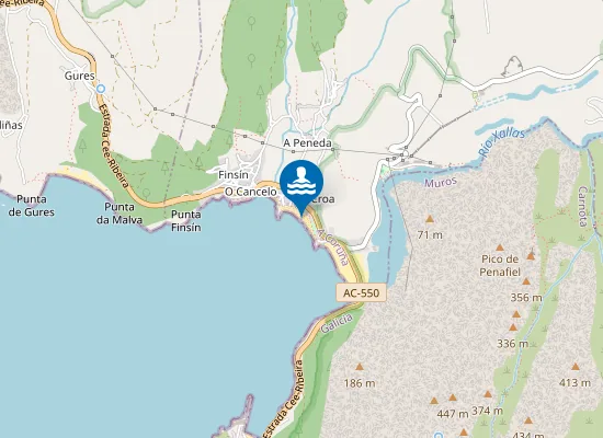 Map of PLAYA ?ZARO PM1