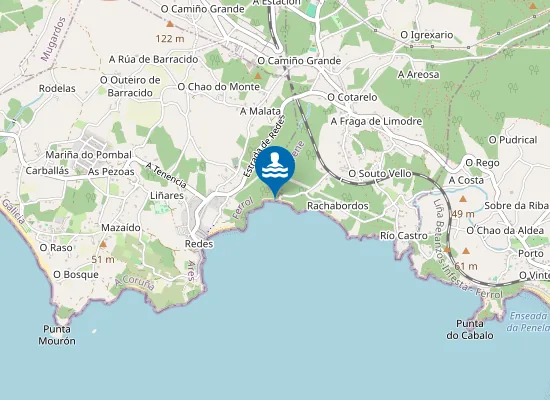 Map of PLAYA R?O SANDEU PM1