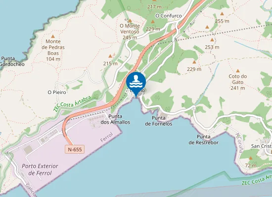 Map of PLAYA CARI?O PM1