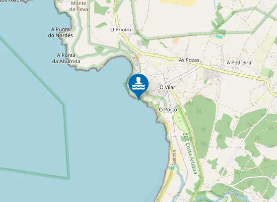 Map of PLAYA O VILAR - FERROL PM1