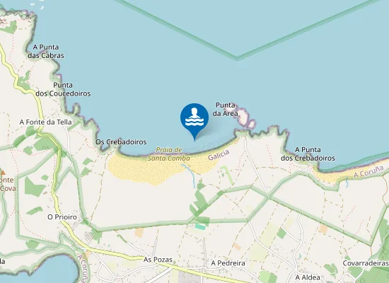 Map of PLAYA SANTA COMBA PM1