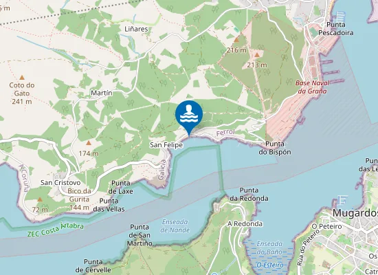 Map of PLAYA SAN FELIPE PM1