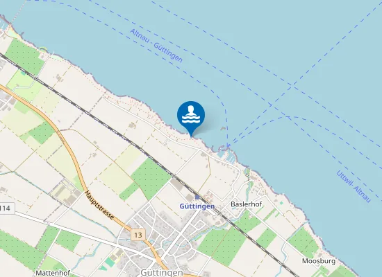 Map of STRANDBAD GUETTINGEN