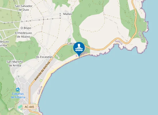 Map of PLAYA LANGOSTEIRA PM1