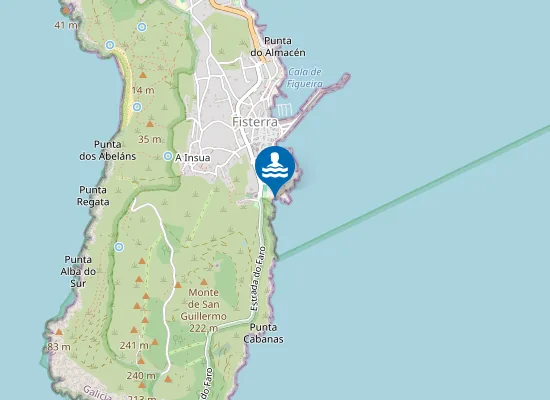 Map of PLAYA CORVEIRO PM1