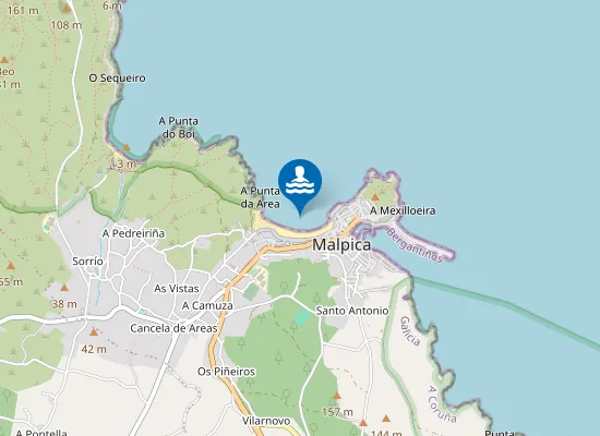 Map of PLAYA PRAIA MAIOR PM1