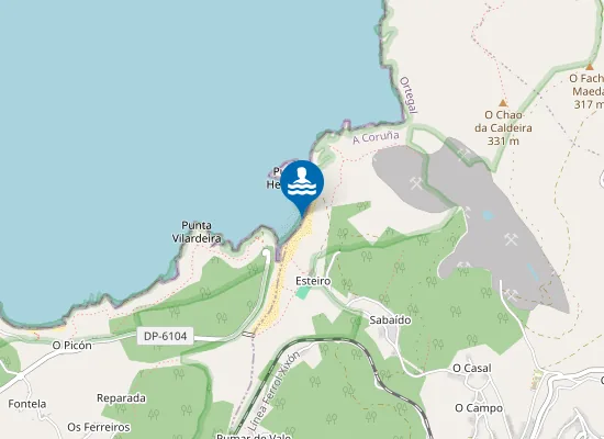 Map of PLAYA ESTEIRO - MA?ON PM1