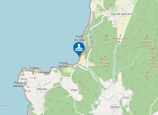 Map of PLAYA O LAGO - MUX?A PM1