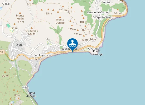 Map of PLAYA O ESPADANAL PM1