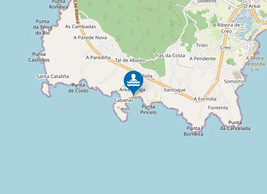 Map of PLAYA AREA LONGA - MUROS PM1