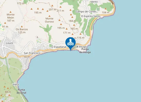 Map of PLAYA A VOUGA PM1