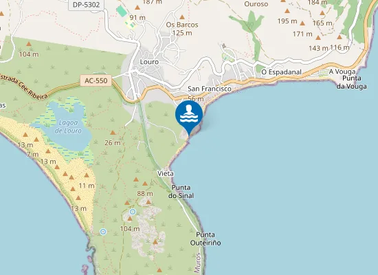 Map of PLAYA O FOGAREIRO PM1