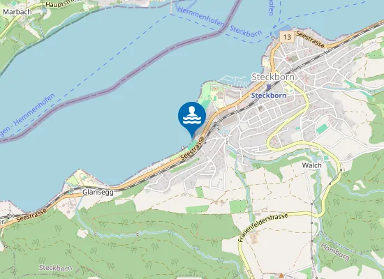 Map of STRANDBAD STECKBORN