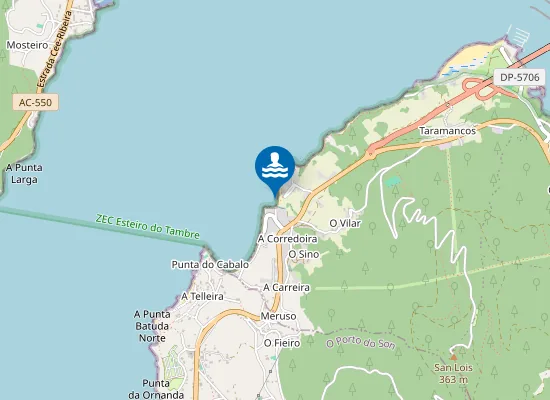 Map of PLAYA BOA PEQUENA PM1