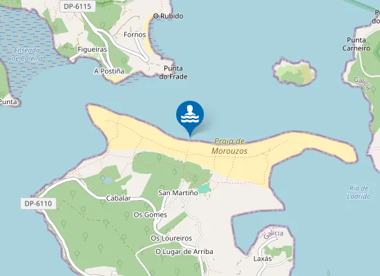Map of PLAYA MOROUZOS PM1