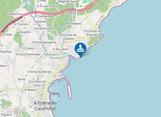 Map of PLAYA RAPOSI?OS PM1