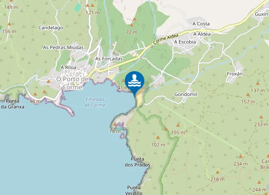 Map of PLAYA A ERMIDA PM1