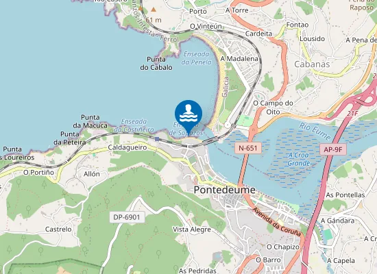 Map of PLAYA SOPAZOS PM1