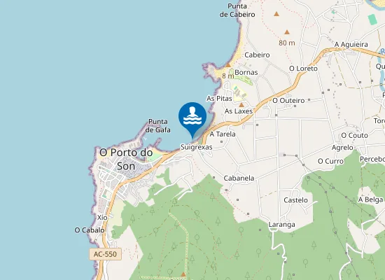 Map of PLAYA SUBIGREXA PM1