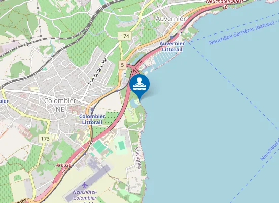 Map of Camping Paradis-Plage