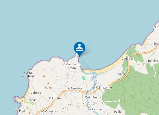 Map of PLAYA A AGUIEIRA PM1