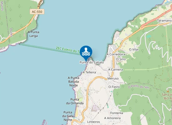 Map of PLAYA A TELLEIRA PM1