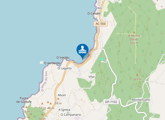 Map of PLAYA ARNELA-FONFORR?N PM3