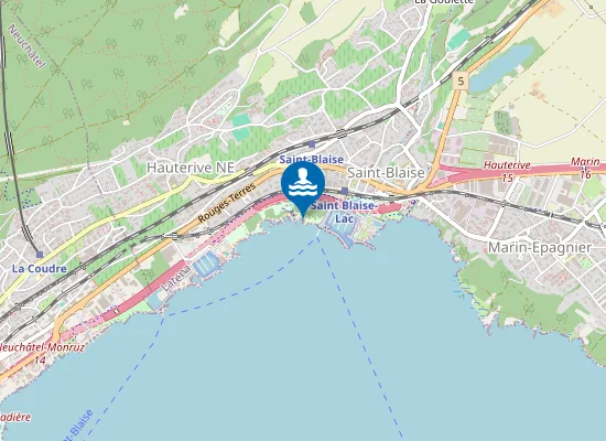 Map of PLAGE DE SAINT-BLAISE OUEST