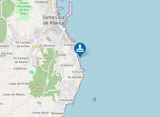 Map of PLAYA O TOURO PM1