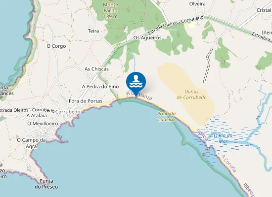 Map of PLAYA CORRUBEDO PM1