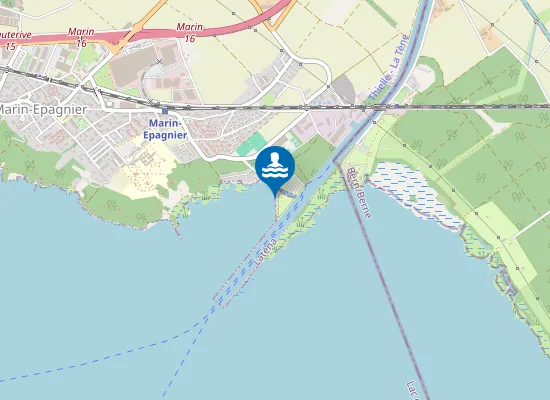 Map of PLAGE DE LA TENE