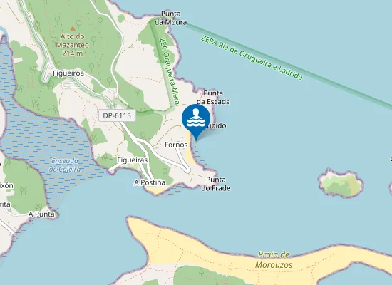 Map of PLAYA FORNOS PM1