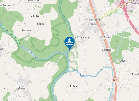 Map of RIO MI?O OUTEIRO DE REI PM1
