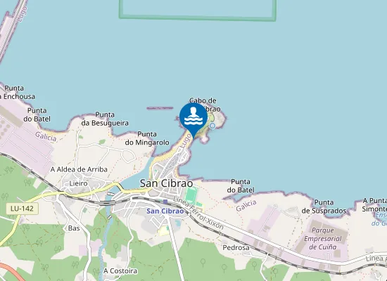 Map of PLAYA CUBELAS PM1