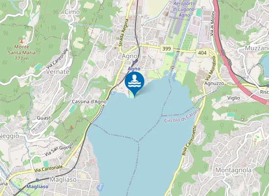 Map of Bagno Pubblico Agno