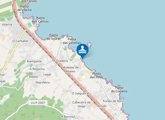 Map of PLAYA OS XUNCOS PM1