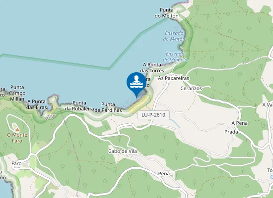 Map of PLAYA ESTEIRO - XOVE PM1