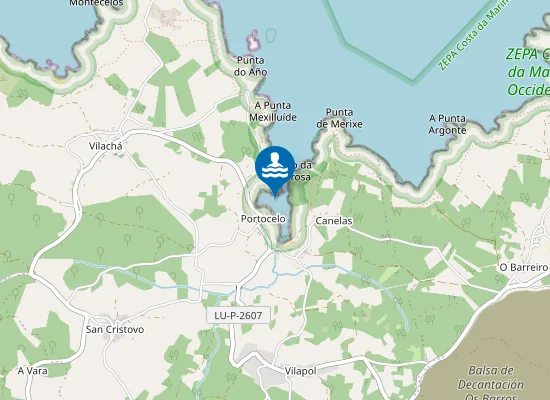 Map of PLAYA PORTOCELO - XOVE PM1