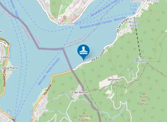 Map of Albergo Zappa