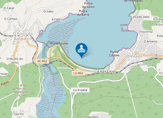 Map of PLAYA AREALONGA - VICEDO PM1